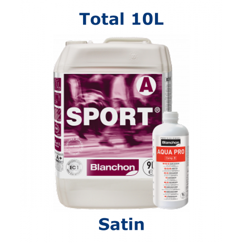 Blanchon SPORT (including hardener) 10 ltr (one 10 ltr can) SATIN 09220064 (BL)